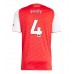 Arsenal Ben White #4 Domácí Dres 2025-26 Krátkým Rukávem